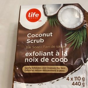 Life- Coconut Scrub bar